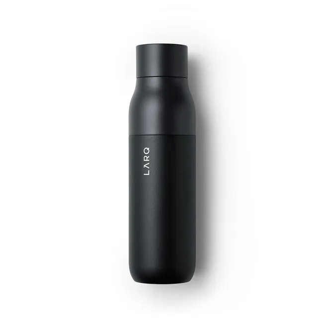 LARQ Self Cleaning 25 oz Water Bottle in Obsidian Black