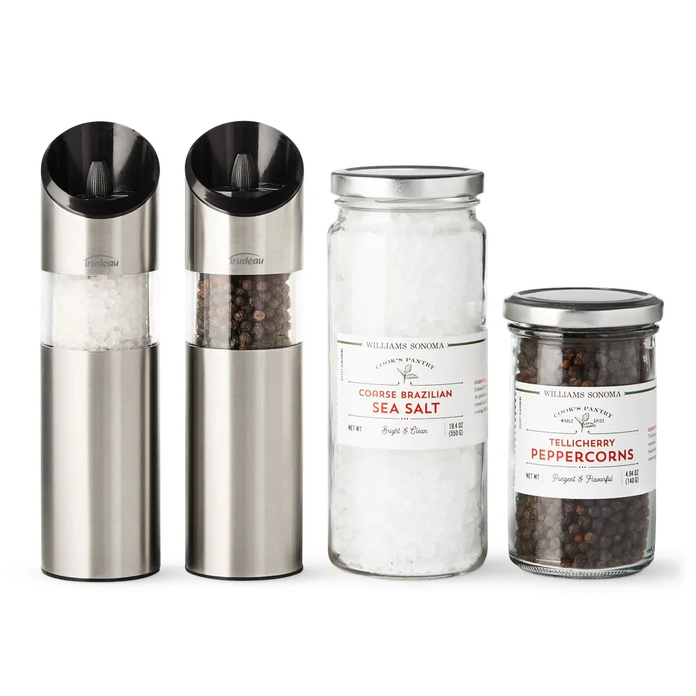 Williams Sonoma Salt & Pepper Essentials with Trudeau Graviti