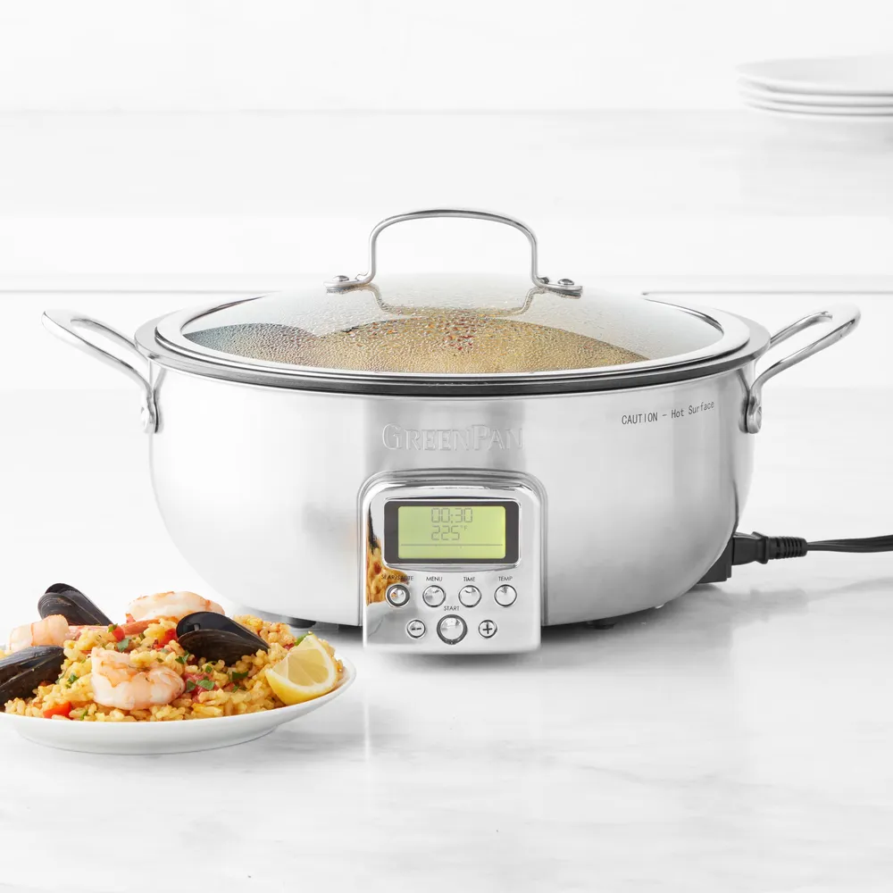 GreenPan 2-Quart Rice and Grains Cooker | Merlot