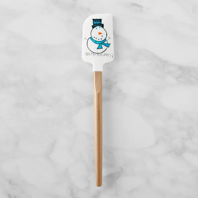 Williams Sonoma Monogram Silicone Wood Spatula