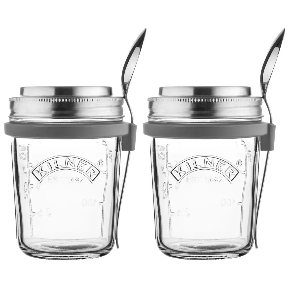 Williams Sonoma Breakfast Overnight Oats Jar with Lid