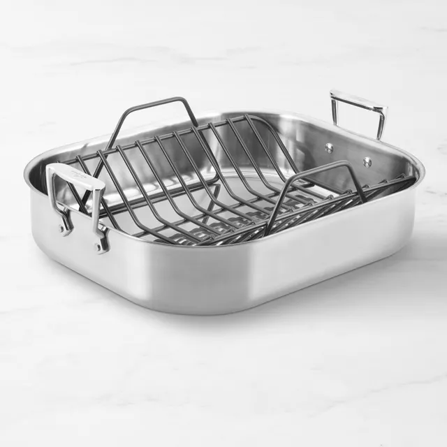 All-Clad D3 Stainless Steel 3-Ply Bonded 7-Quart Sunday Supper Pan