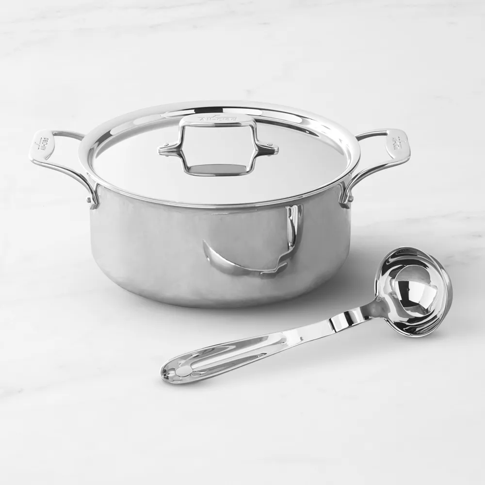 Williams Sonoma All-Clad d5 Stainless-Steel Ultimate Soup Pot with Ladle