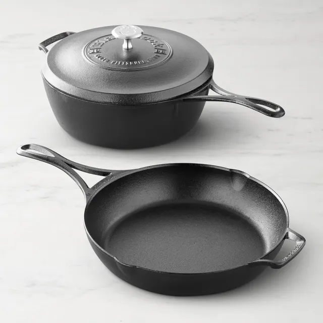 Lodge Cast Iron Chef Collection Stir Fry Skillet, Pre-seasoned - 12-in Wok