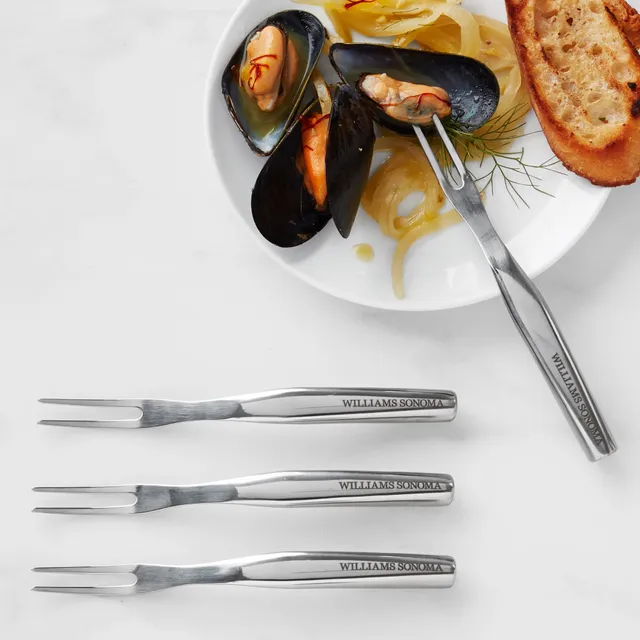 Williams Sonoma Stainless-Steel Seafood Oyster Knife and Glove Set