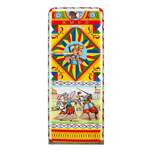 Williams Sonoma SMEG Jousting Paladins Dolce & Gabbana Refrigerator