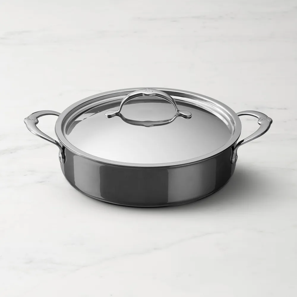 Hestan NanoBond Titanium Stainless Steel Saucier Pan, 2-Quart
