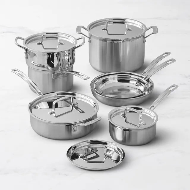Cuisinart Custom-Clad 5-Ply Stainless Steel Saucepan with Lid | 1 Qt.