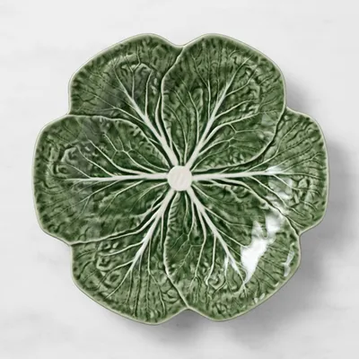 Set Of Williams Sonoma Green Cabbage Tableware