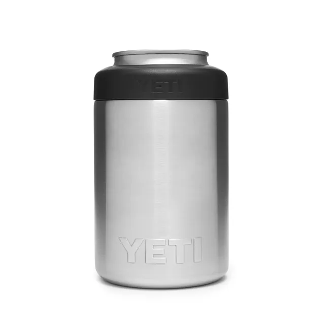 YETI Rambler Colster Brick Red Stainless Steel Beverage Holder BPA Free 12  oz.