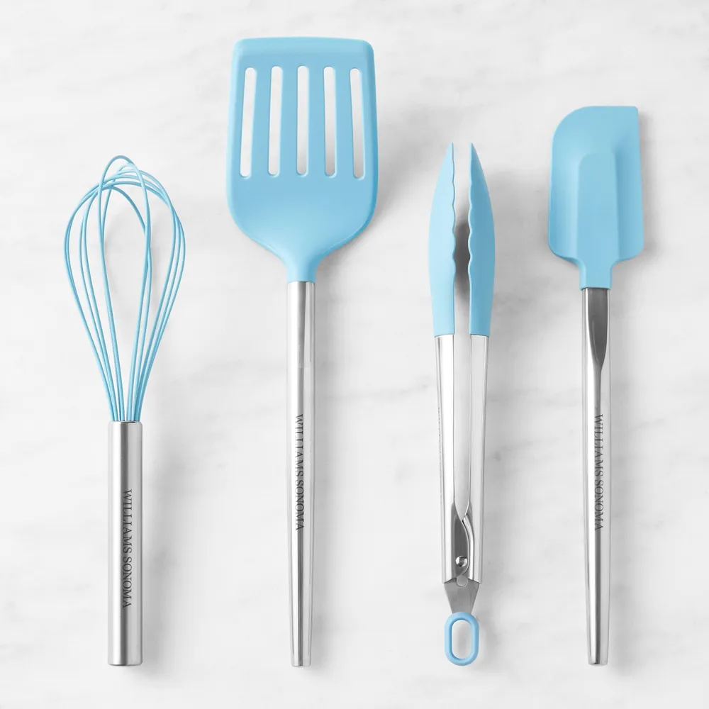 Williams Sonoma Open Kitchen Grey Silicone Utensils - Slotted