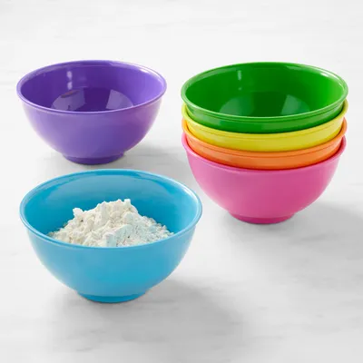 Flour Shop Melamine Mixing Bowls with Lids, Set of 6