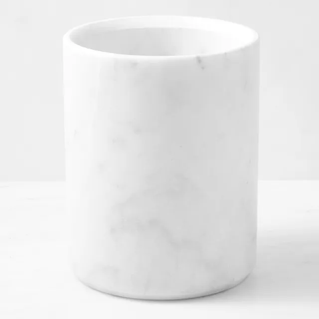 Williams Sonoma Honeycomb Marble Utensil Holder