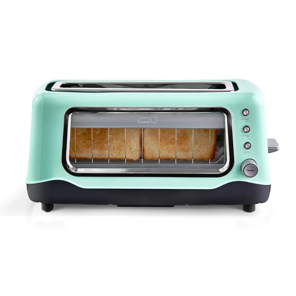 4 Slice Long Slot Toaster, Aqua