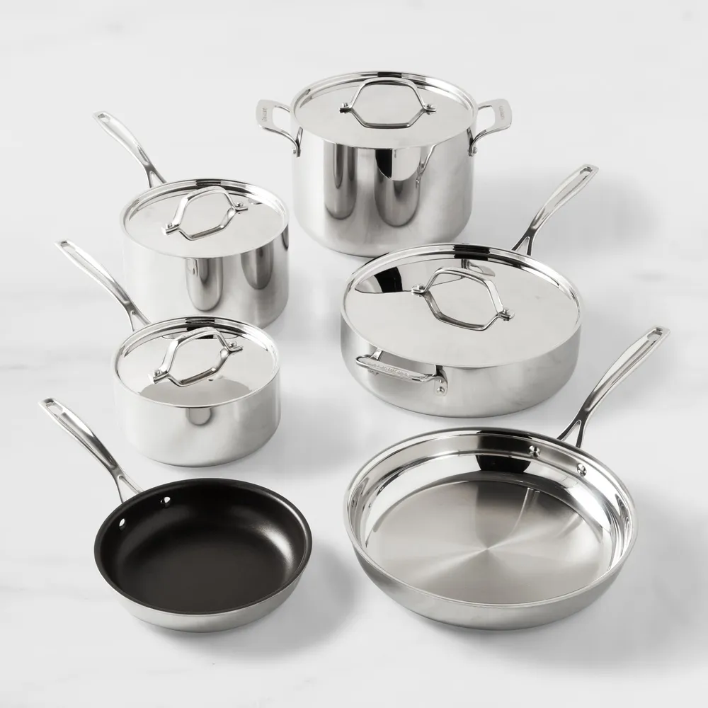 Cuisinart® Custom-Clad 5-Ply Stainless Steel 10 Piece Cookware Set