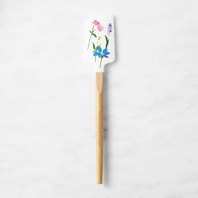 Williams Sonoma Monogram Silicone Wood Spatula