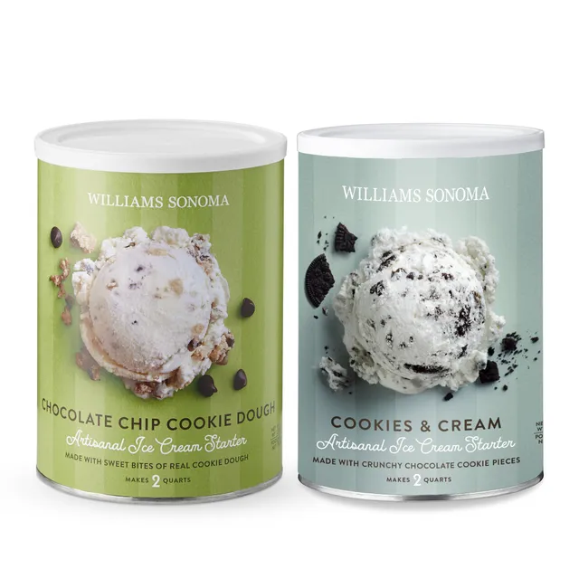 Williams Sonoma Cookies & Cream & Cookie Dough Ice Cream Starter