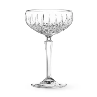 Wilshire Jewel Cut Champagne Flutes, Set of 4