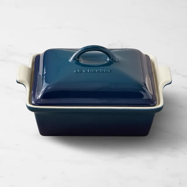 Le Creuset San Francisco Stoneware Rectangular Covered Baker, 4-Qt