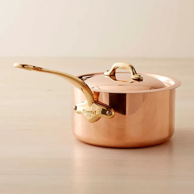 Williams Sonoma Mauviel Copper M'200 CI -Piece Cookware Set