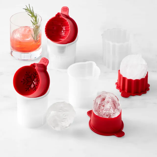 Williams Sonoma Disco Ball 3D Ice Mold - Set of 2