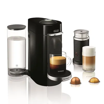 Nespresso VertuoPlus Deluxe Coffee Maker & Espresso Machine with Aeroccino Milk Frother