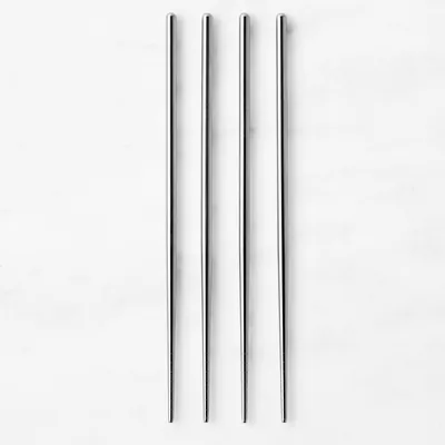 Williams Sonoma Stainless-Steel Chopsticks, Set of 4