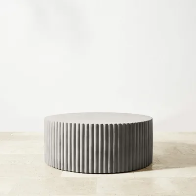 OPEN BOX: Tropea Fluted Round Coffee Table