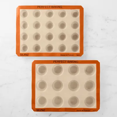 Silpat Nonstick Silicone Muffin Molds, Set of 2
