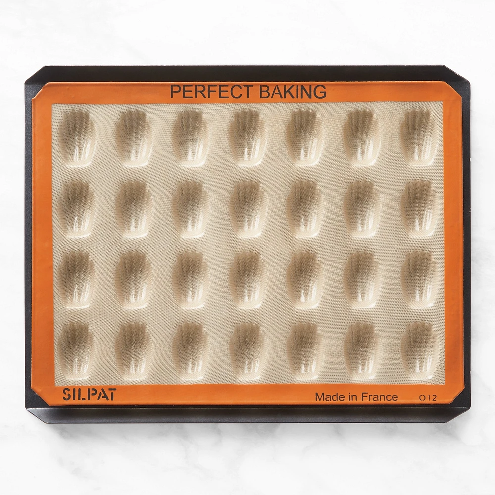 Silpat Nonstick Perforated Aluminum Baking Tray and Silpat Nonstick Madeleine Pan