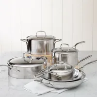 Demeyere Atlantis Stainless-Steel 10-Piece Cookware Set