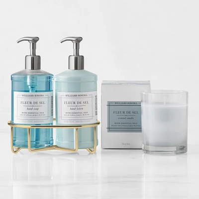 Williams Sonoma Fleur De Sel Hand Soap & Lotion 4-Piece Set