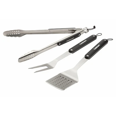Cuisinart Magnetic 3-Piece Grill Tool Set