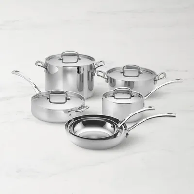 Cuisinart French Classic Tri-Ply Stainless-Steel 10-Piece Cookware Set