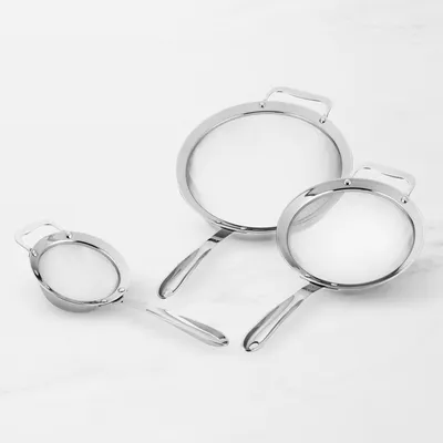 All-Clad 3-Piece Stainless-Steel Strainer Set