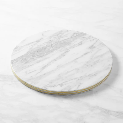 OPEN BOX: Marble & Brass Cheese Board