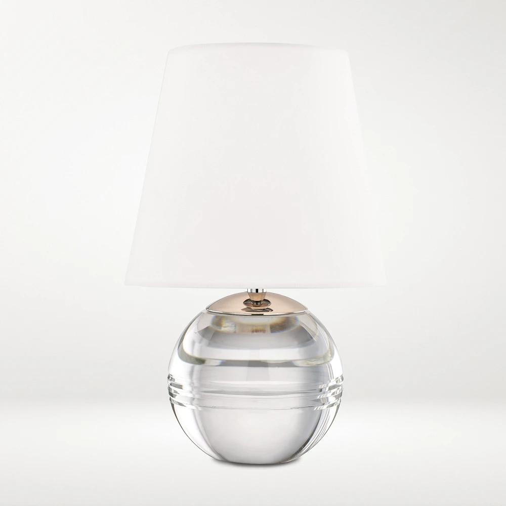 Ridged Crystal Table Lamp
