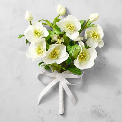 AERIN Real Touch Faux Hellebores Bouquet