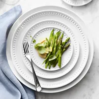 Pillivuyt Beaded Coupe Salad Plates