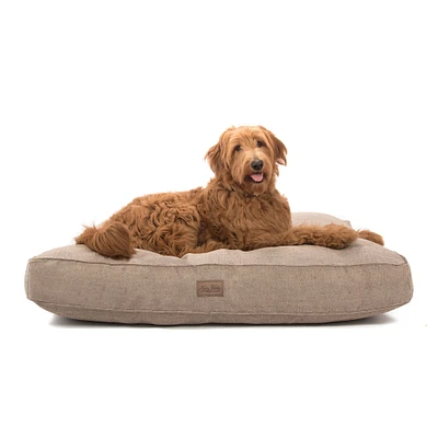 Harry Barker Tweed Rectangle Dog Bed, Small, Grey