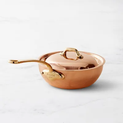 Mauviel Copper M'150 B Curved Splayed Sauté Pan