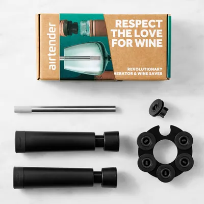 Airtender® Manual Wine Aerator & Perservation Set