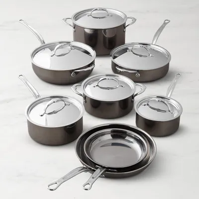 Hestan NanoBond® Stainless-Steel -Piece Cookware Set