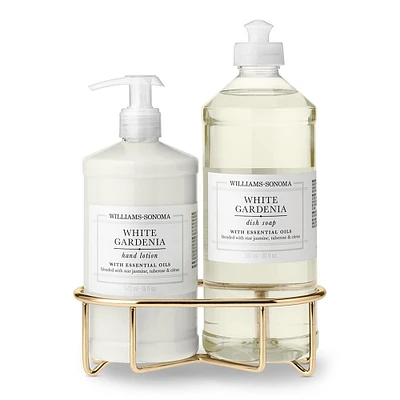 Williams Sonoma White Gardenia Lotion & Dish Soap 3-Piece Kitchen Set