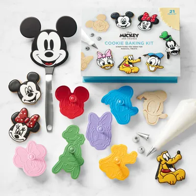 Mickey Mouse Cookie Cutters and Spatula, Set of 22