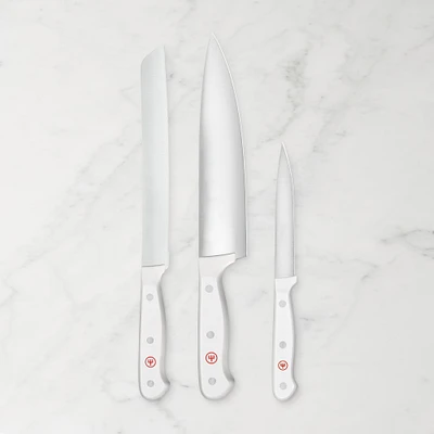 Wüsthof Gourmet White Starter Knives, Set of 3