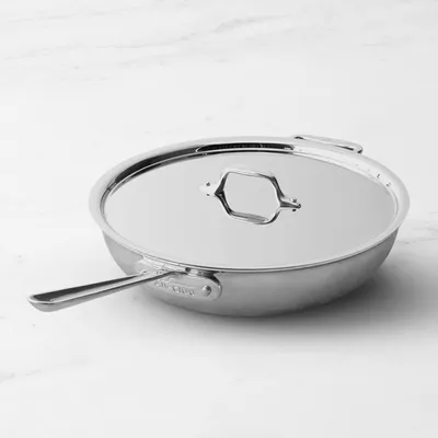 All-Clad D3® Tri-Ply Stainless-Steel Weeknight Pan, 4-Qt.