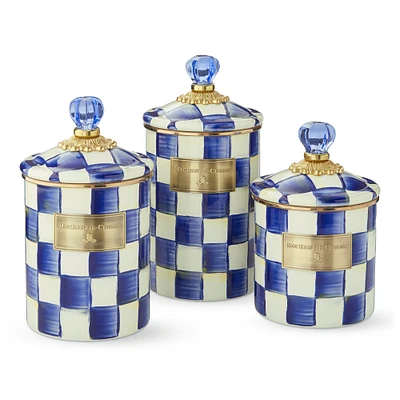 MacKenzie-Childs Royal Check Canister