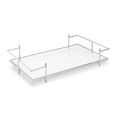 Stainless Steel and Glass Tray