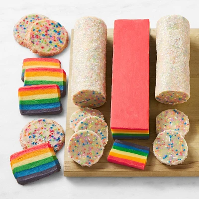 Rainbow Slice & Bake Cookies